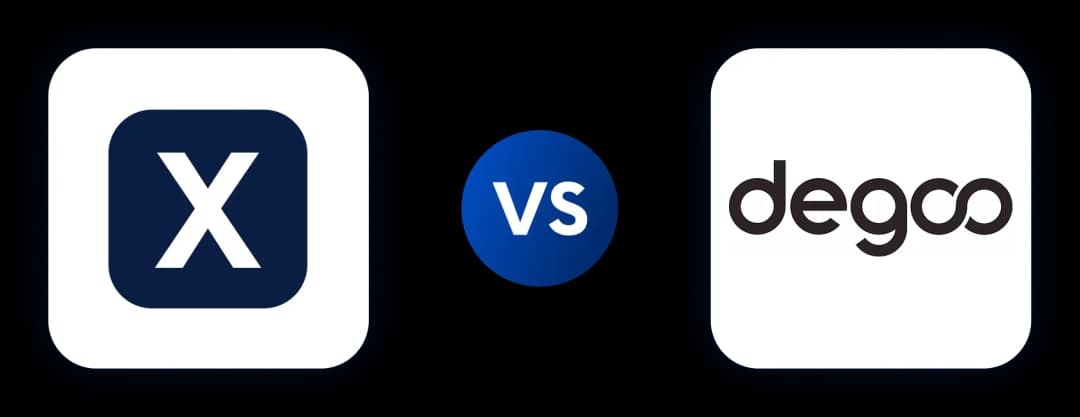 Comparison between Internxt and Degoo